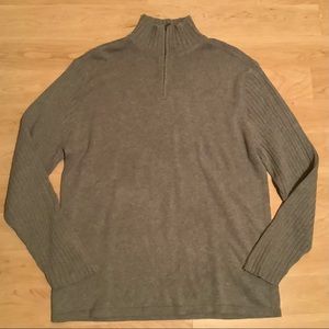 Mossimo Zip-up Knit Sweater, XLarge